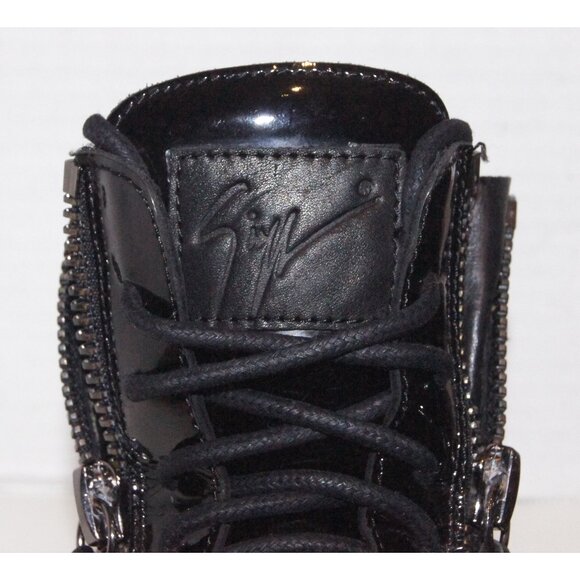 Giuseppe Zanotti Spike Metallic Studded Sneaker - Picture 3 of 16